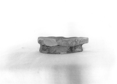 coppa con piede ad anello/ fondo